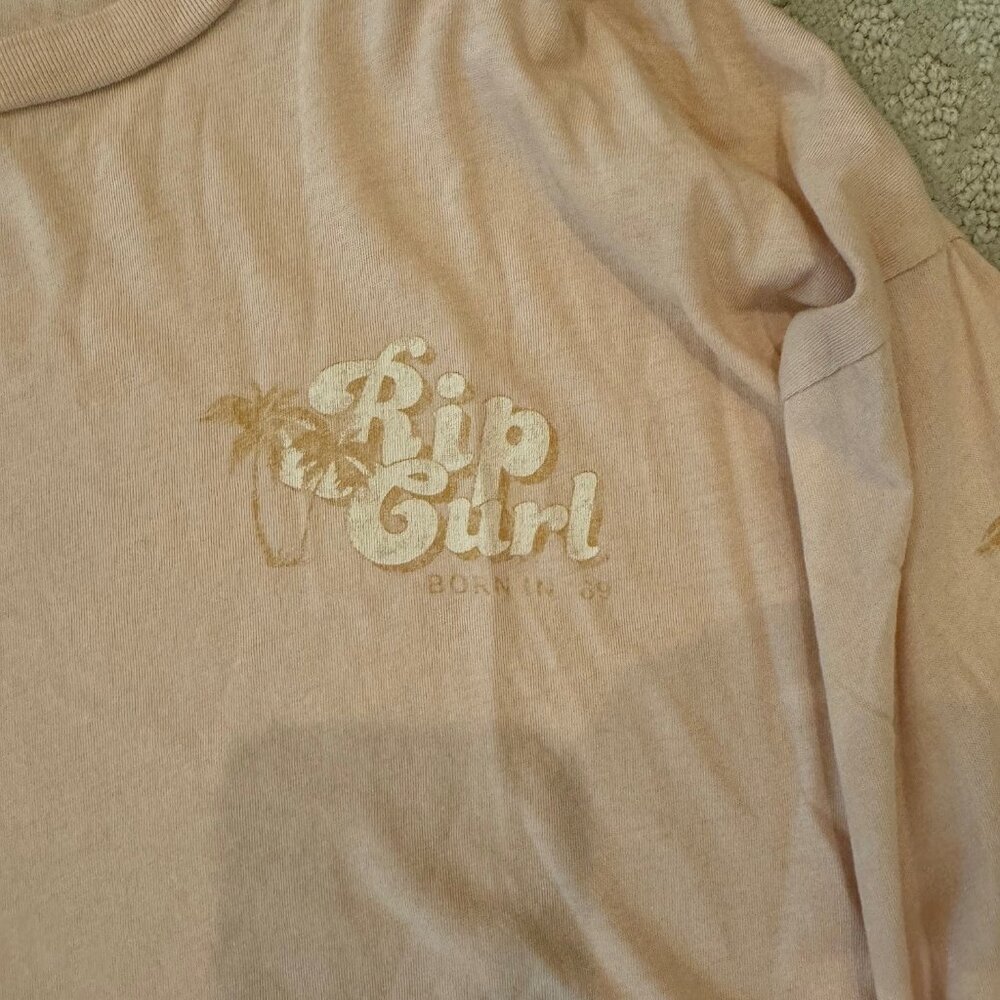 Rip Curl Long Sleeve Cropped Top - Size Medium - … - image 3